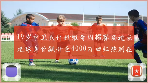 19岁中卫武什科维奇闪耀赛场造点进球身价飙升至4000万回归热刺在即